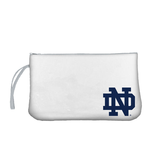 Notre Dame Clear Wristlet