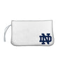 Notre Dame Clear Wristlet