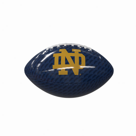 Notre Dame Carbon Fiber Mini Size Glossy Football