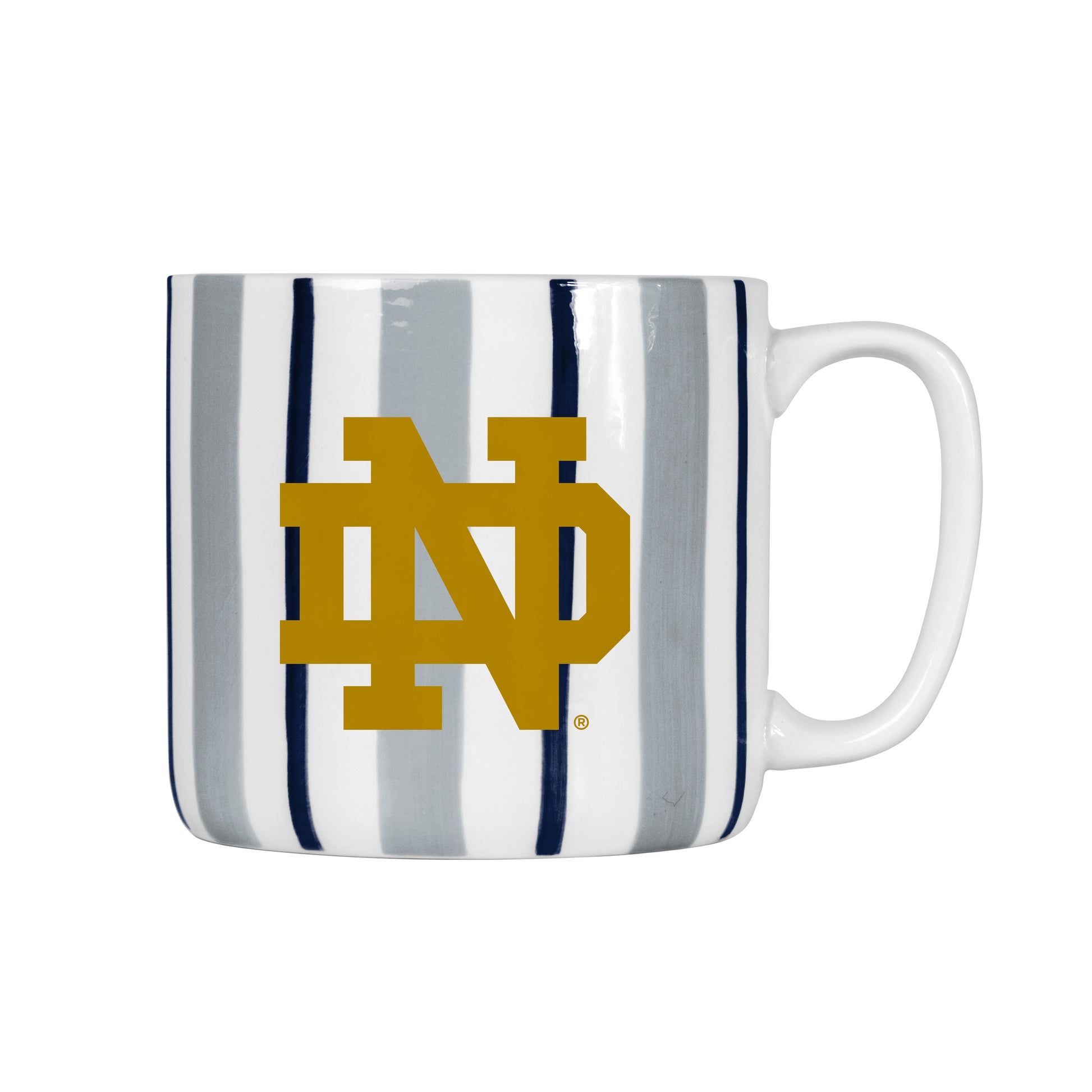 Notre Dame 16oz Brushstroke Stripe Mug