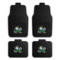 Notre Dame Leprechaun 4-pc Vinyl Car Mat Set