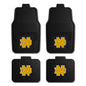 Notre Dame ND Interlocking 4-pc Vinyl Car Mat Set
