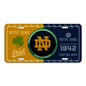 Notre Dame Embossed Metal License Plate