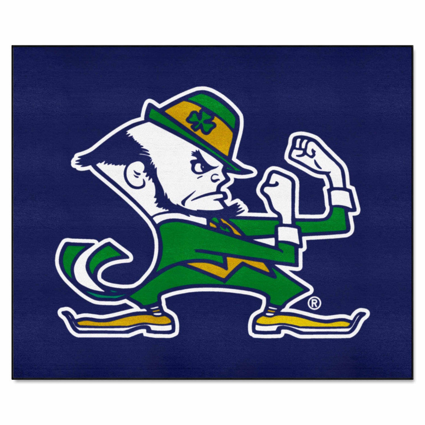 Notre Dame Fighting Irish Tailgater Rug 5x6 - Leprechaun Logo