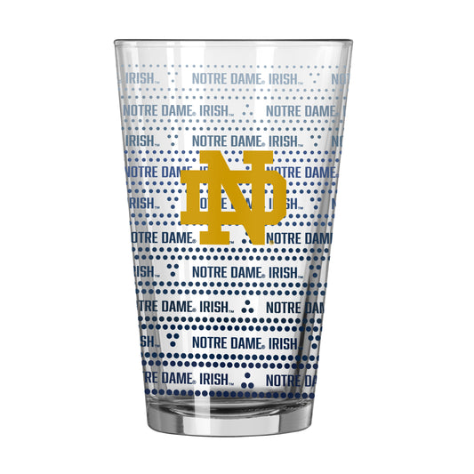 Notre Dame 16oz Chant Fade Pint Glass