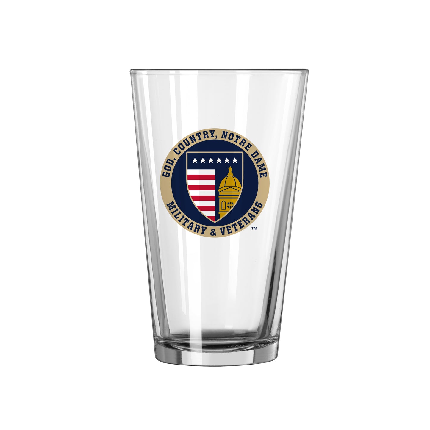 Notre Dame OMVA 16oz Pint Glass