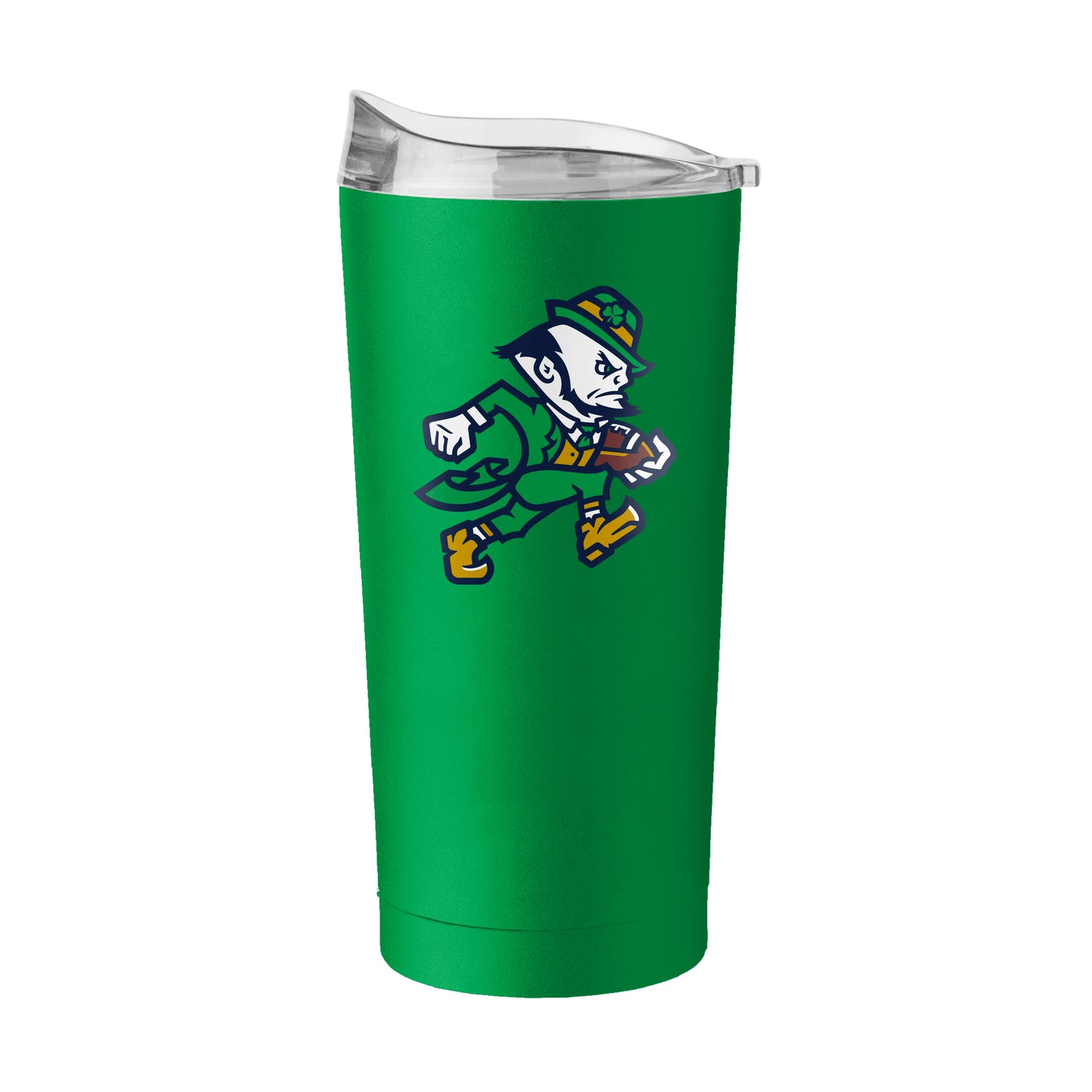 Notre Dame 20oz Leprechaun Football Powder Coat Tumbler