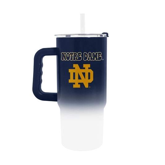 Notre Dame 24oz 2 Tone Tumbler w/Handle