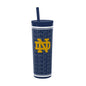 Notre Dame 30oz Echo SS Straw Tumbler