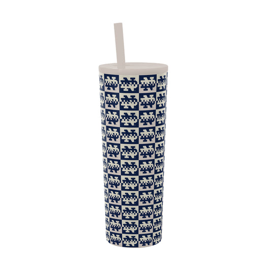 Notre Dame 30oz Gridiron SS Straw Tumbler
