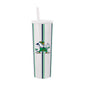 Notre Dame 30oz Thin Stripe SS Straw Tumbler