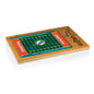 Miami Dolphins Football Field - Icon Glass Top Cutting Board & Knife Set