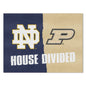 House Divided Mat - Notre Dame / Purdue