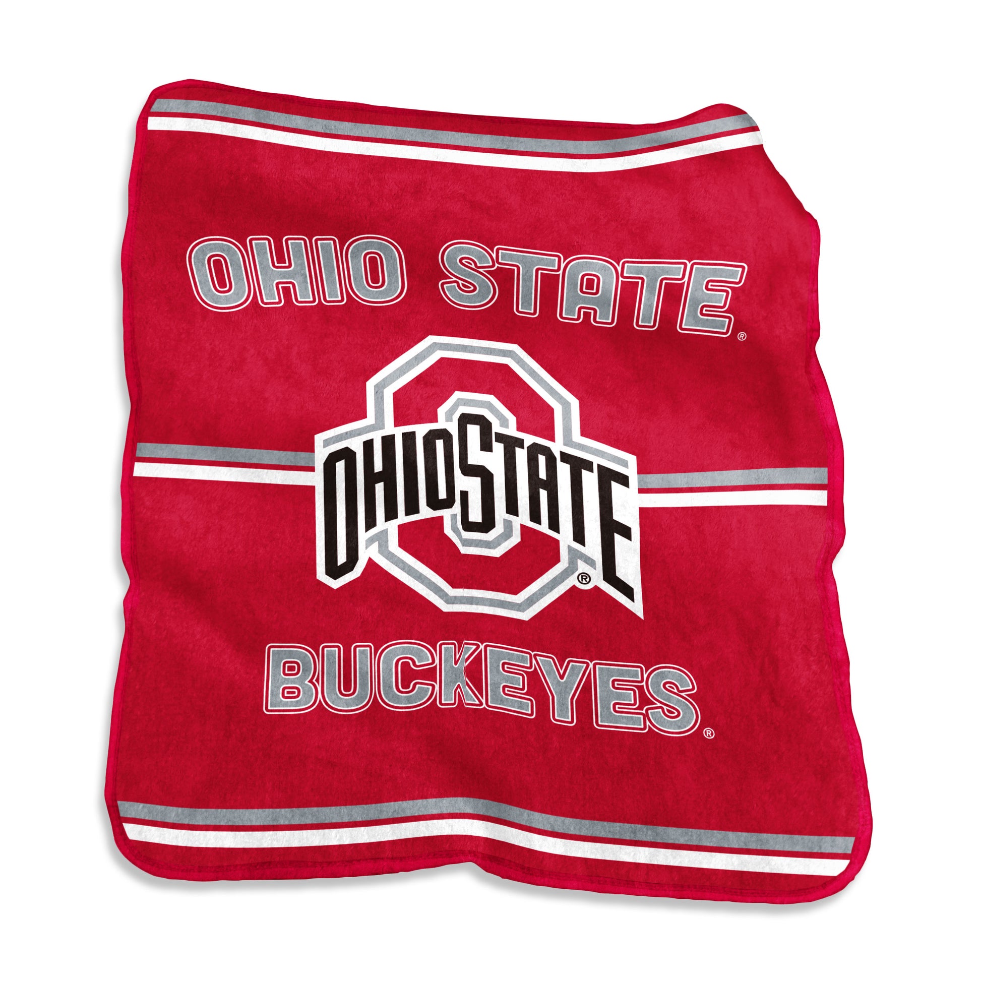 Ohio State Raschel Rally House Throw