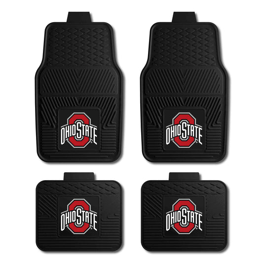 Ohio State University 4-pc Vinyl Car Mat Set