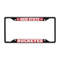 Ohio State University Black License Plate Frame