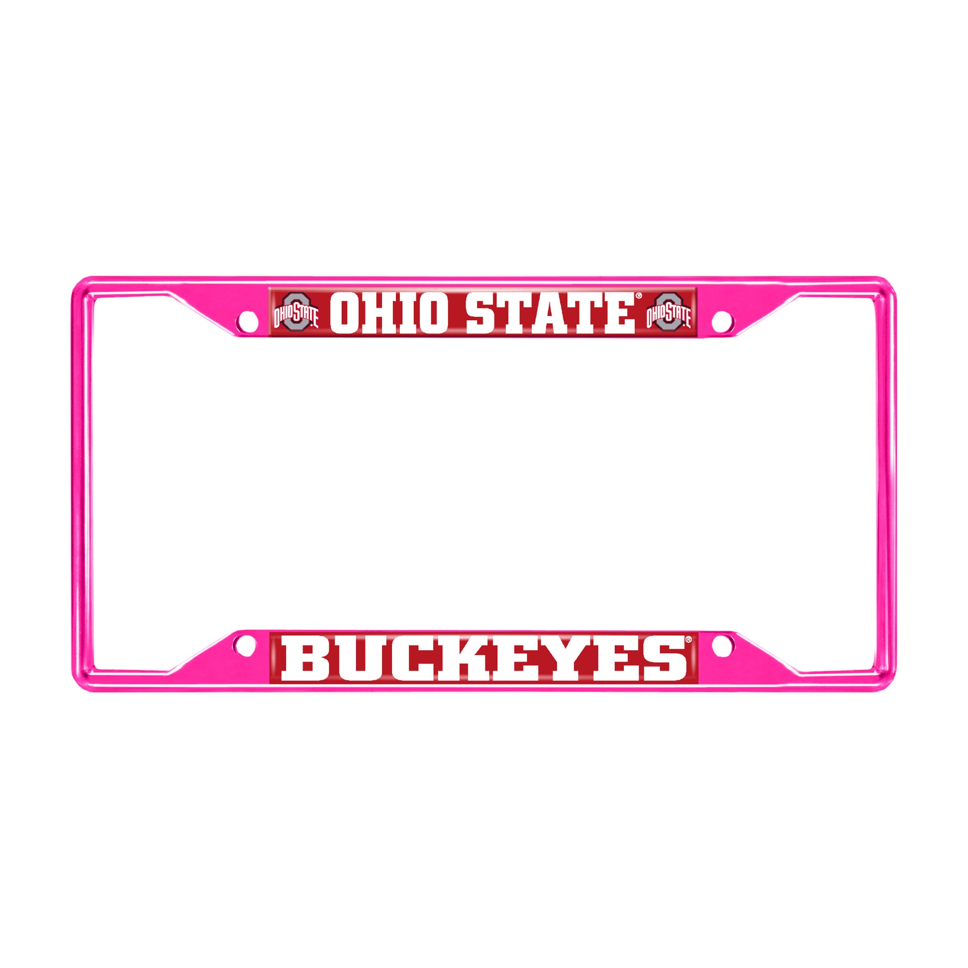 Ohio State University-Pink License Plate Frame