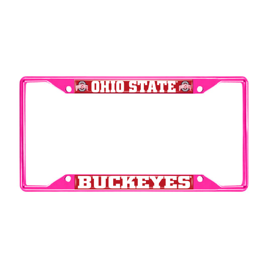 Ohio State University-Pink License Plate Frame