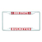 Ohio State University-White License Plate