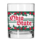 Ohio State 14oz Holiday Rocks Glass