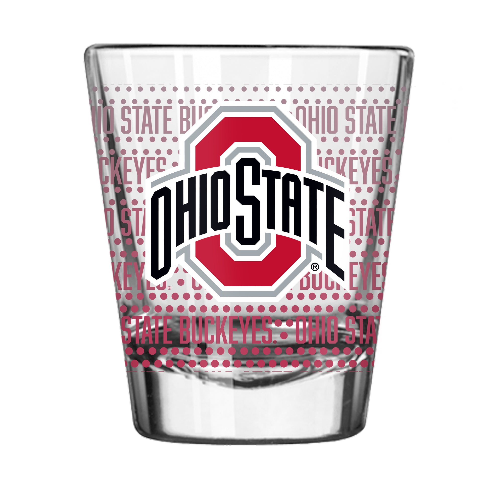 Ohio State 2oz Chant Fade Shot Glass