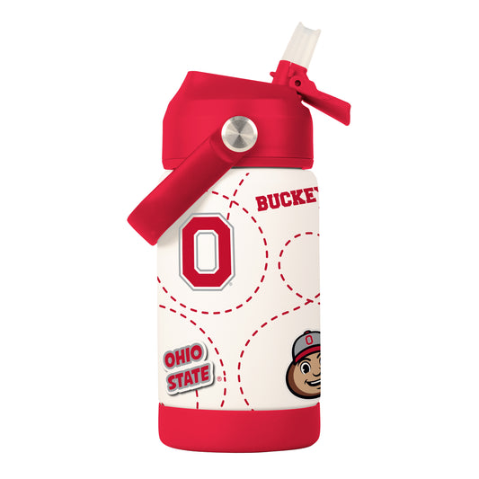Ohio State Alternate 12oz Mascot SS Kids Bottle