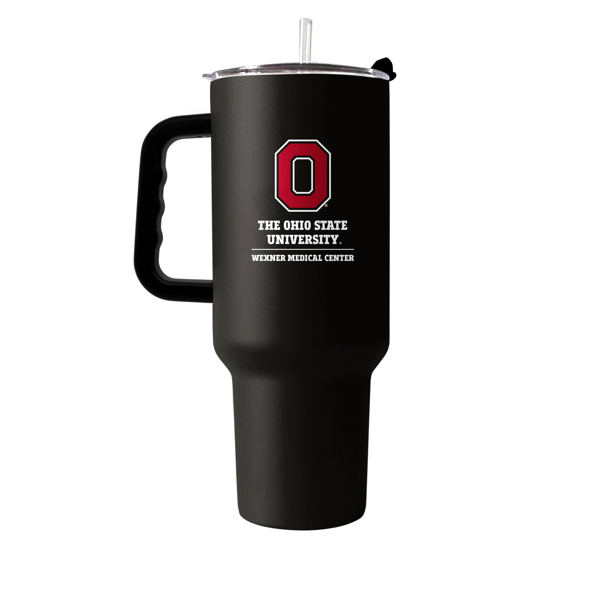 Ohio State Wexner Medical Center Black 40oz Powder Coat Tumbler