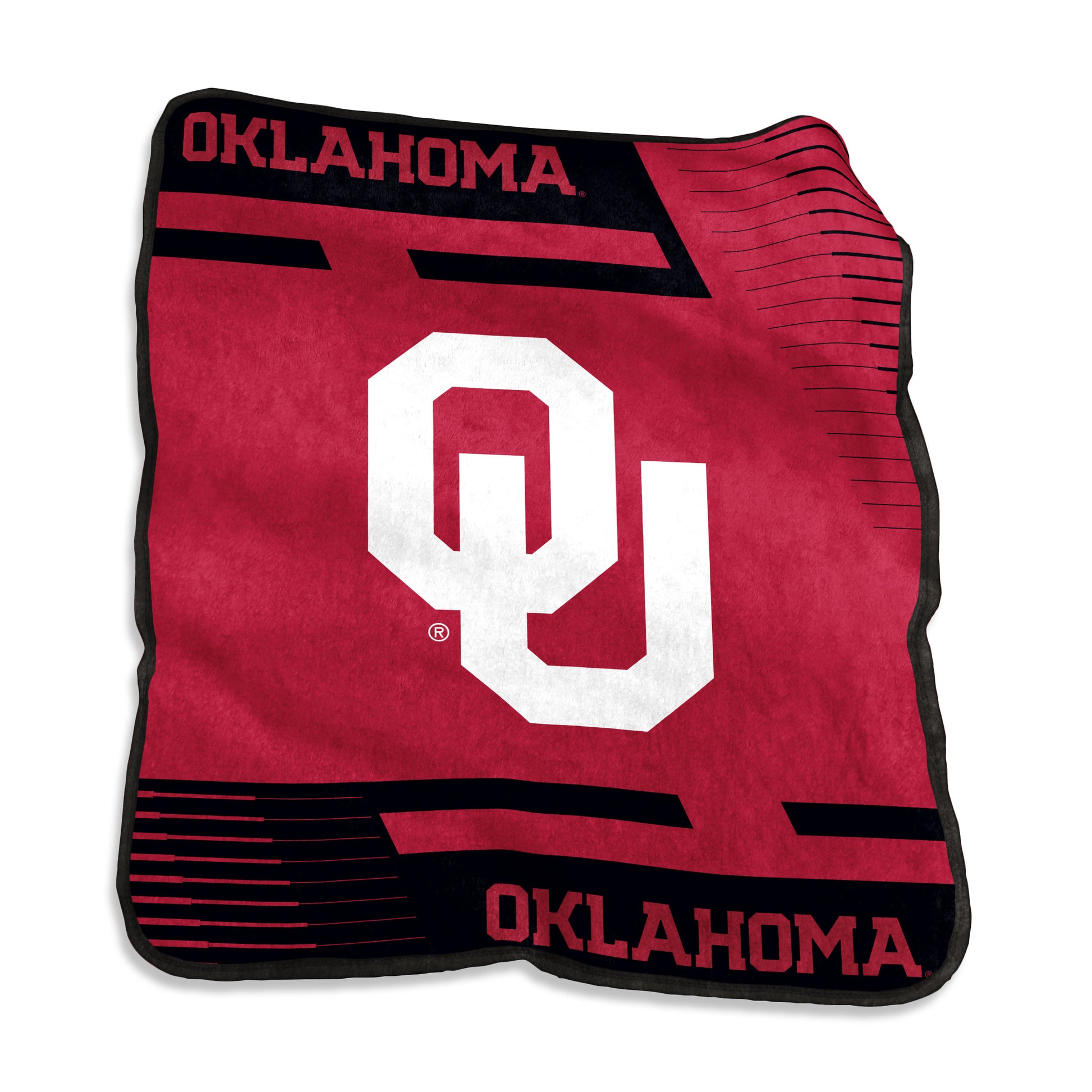 Oklahoma Raschel Double Stripe Throw