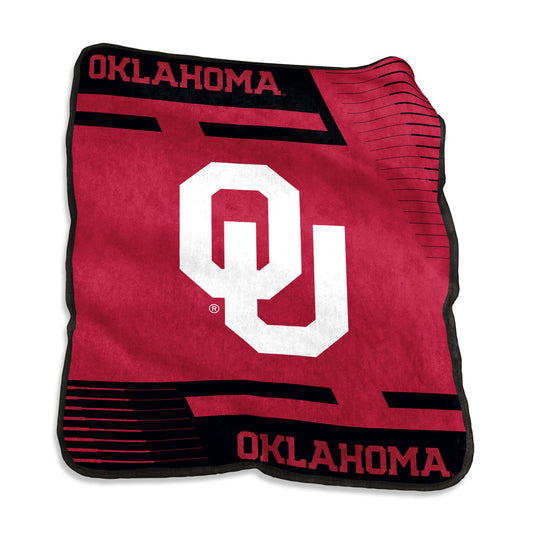 Oklahoma Raschel Double Stripe Throw