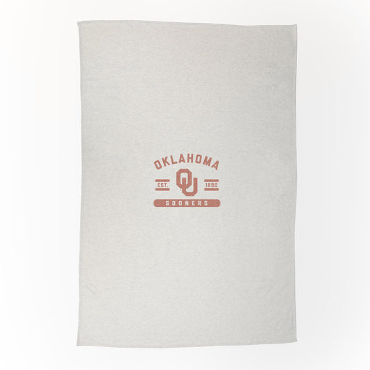 Oklahoma Sublimated Sweatshirt Blanket