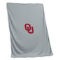 Oklahoma Gray Sweatshirt Blanket (Screened)