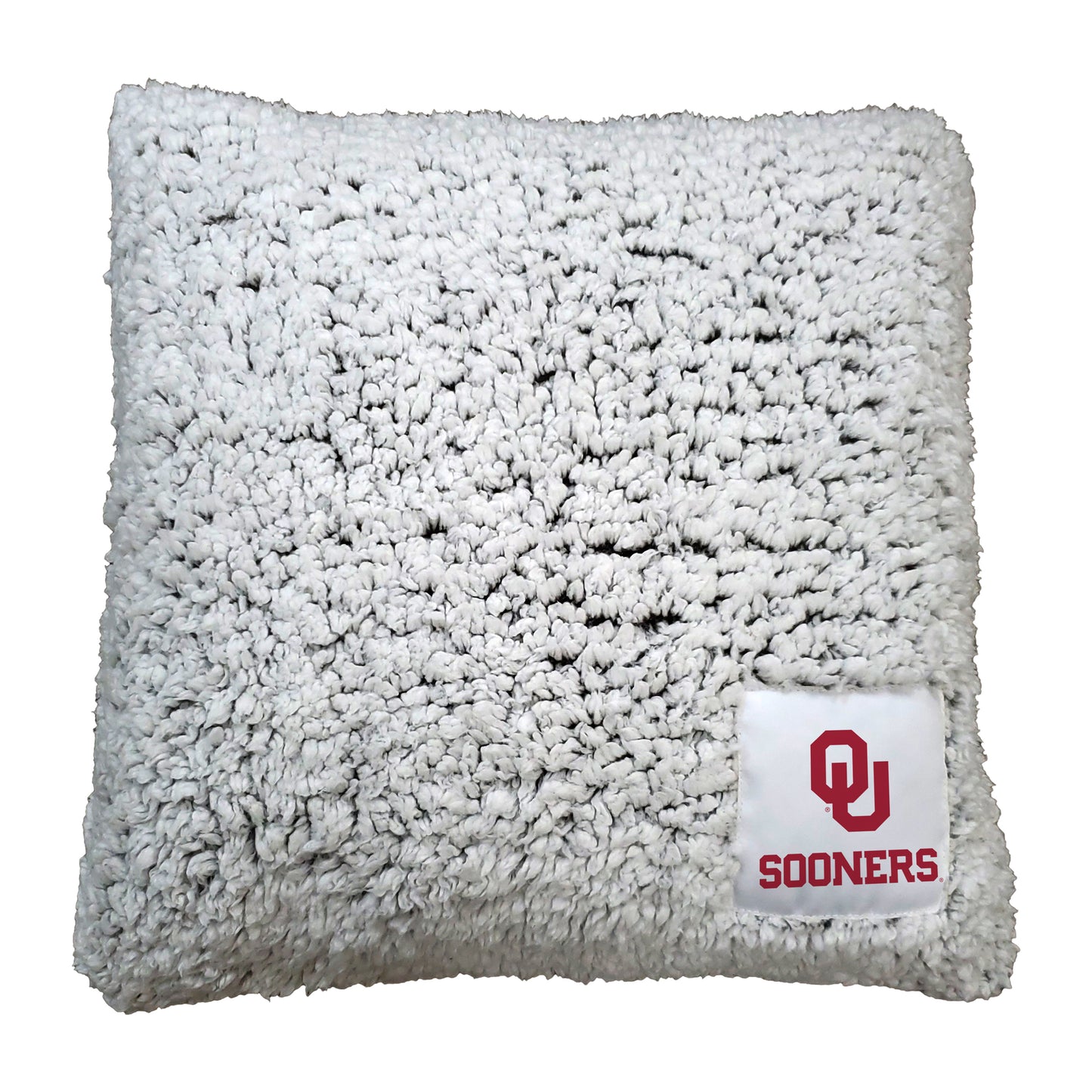 Oklahoma Campus Colors Frosty Throw Pillow