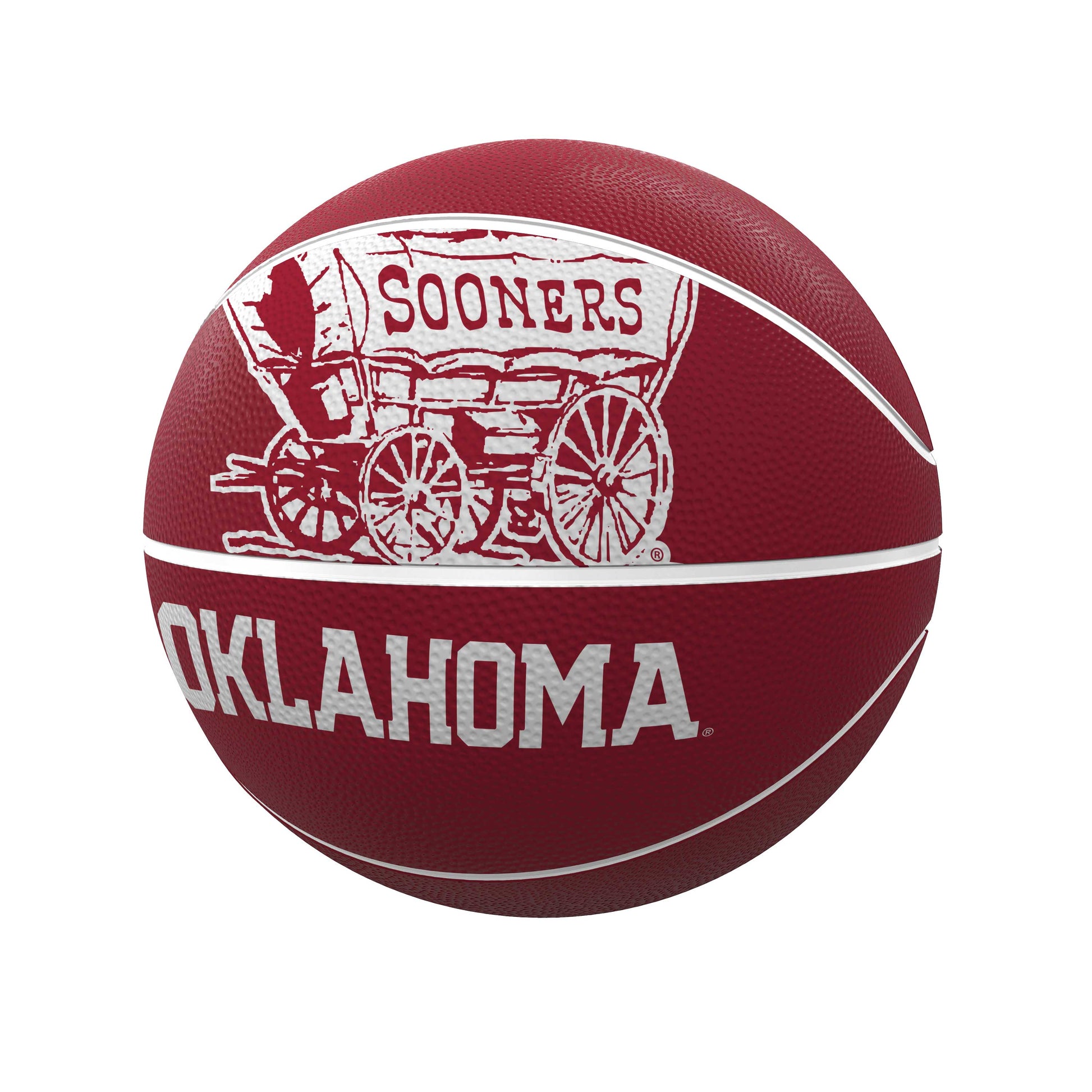 Oklahoma Mascot Official-Size Rubber Basketball