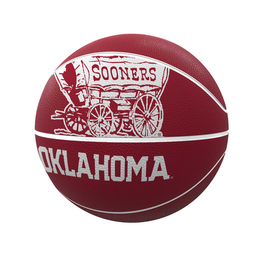 Oklahoma Mascot Official-Size Rubber Basketball