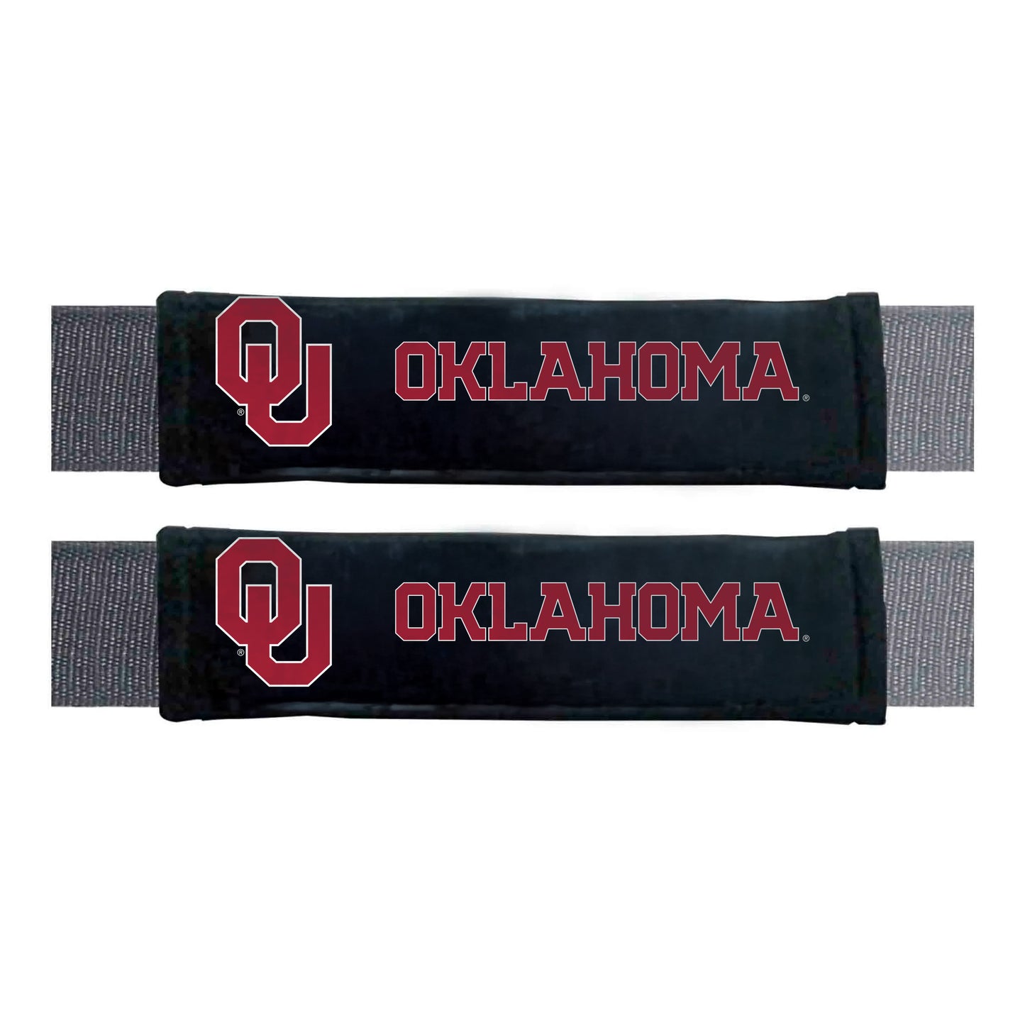 Oklahoma 2pc Embrd Seatbelt Pad Set