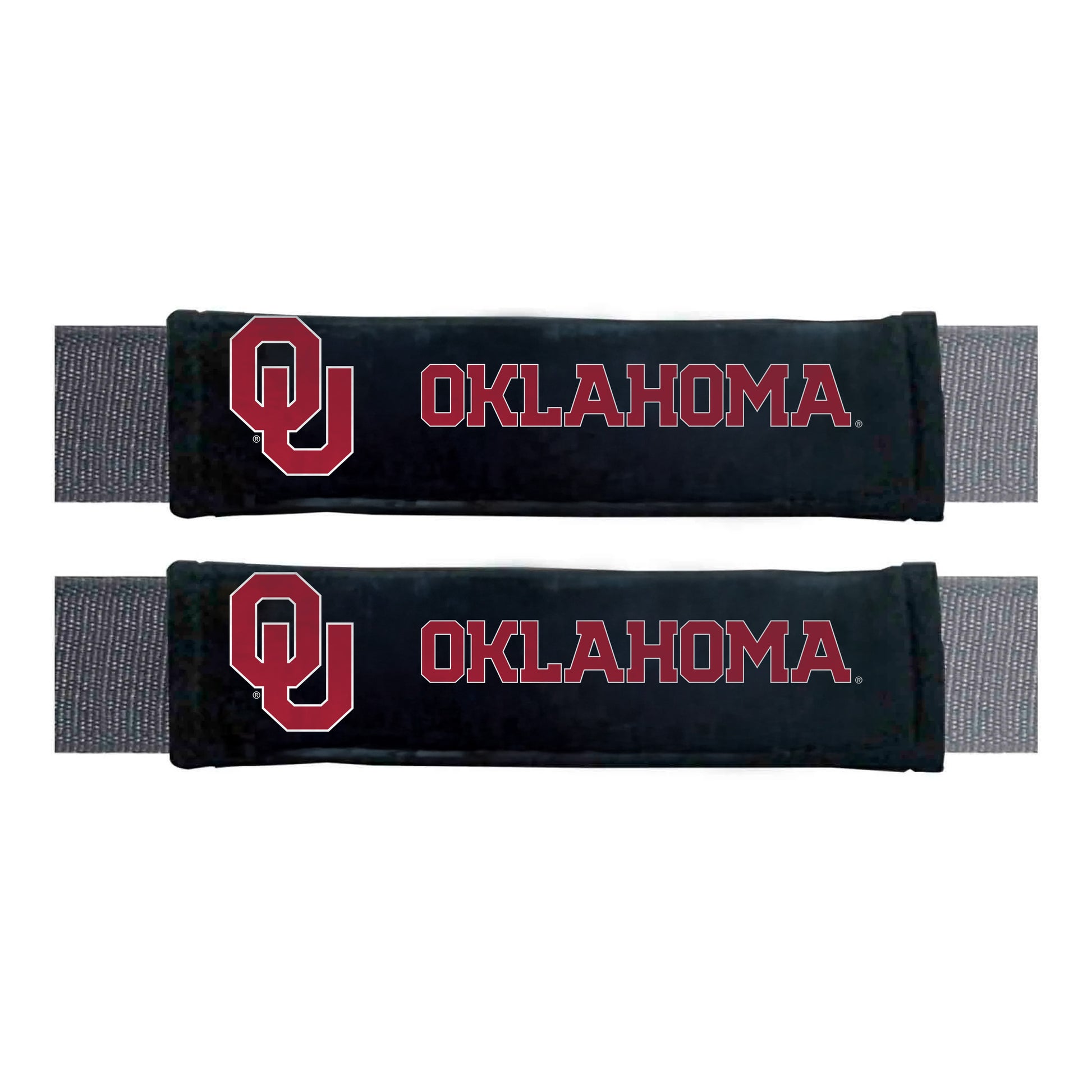 Oklahoma 2pc Embrd Seatbelt Pad Set
