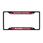 Oklahoma License Black Trinity Plate Frame