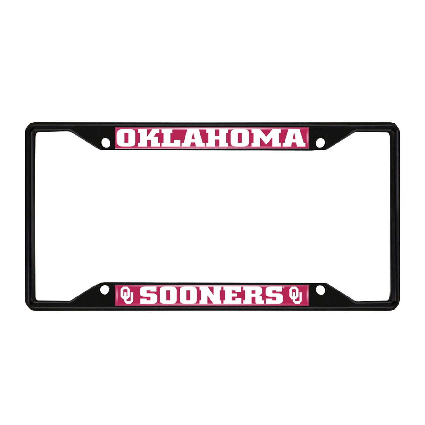 University of Oklahoma Black License Plate Frame