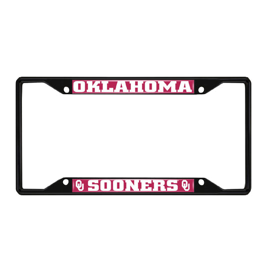 University of Oklahoma Black License Plate Frame
