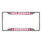 University of Oklahoma Chrome License Plate Frame