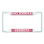 University of Oklahoma-White License Plate