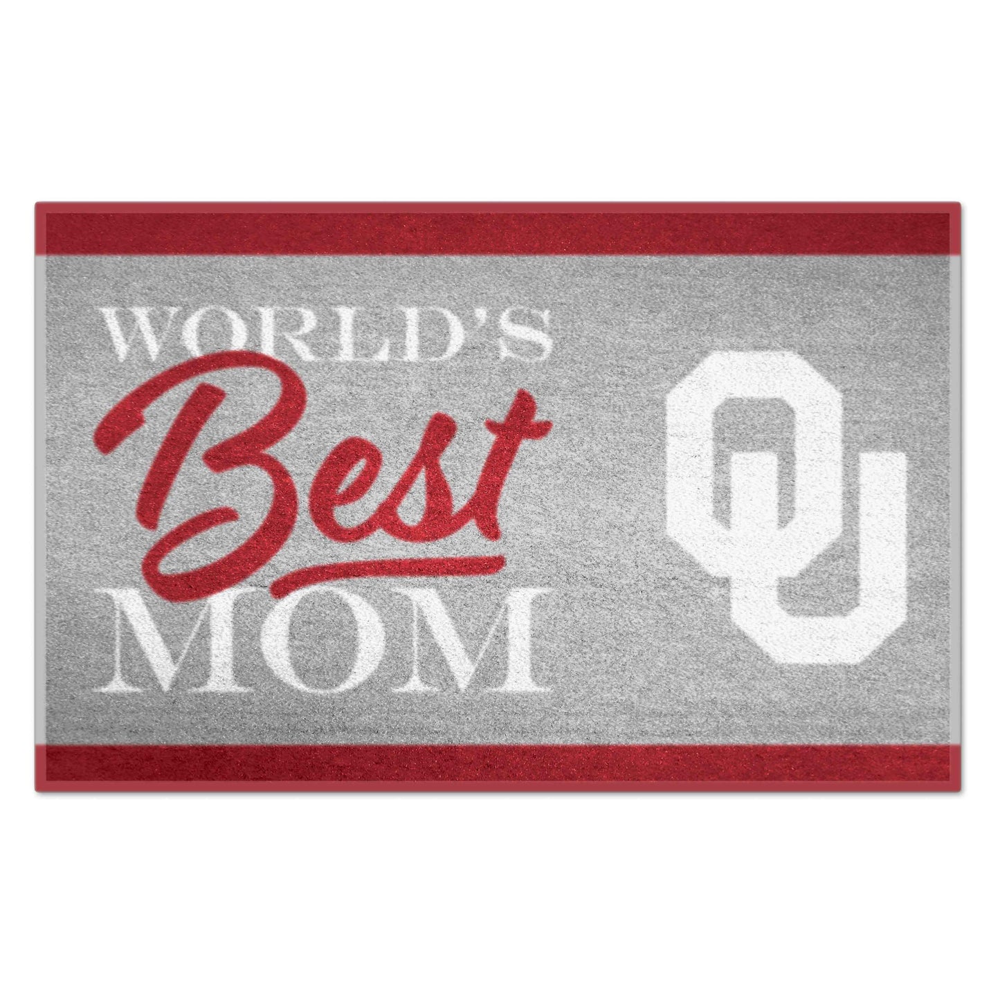 University of Oklahoma Starter Mat - World's Best Mom