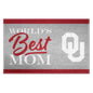 University of Oklahoma Starter Mat - World's Best Mom