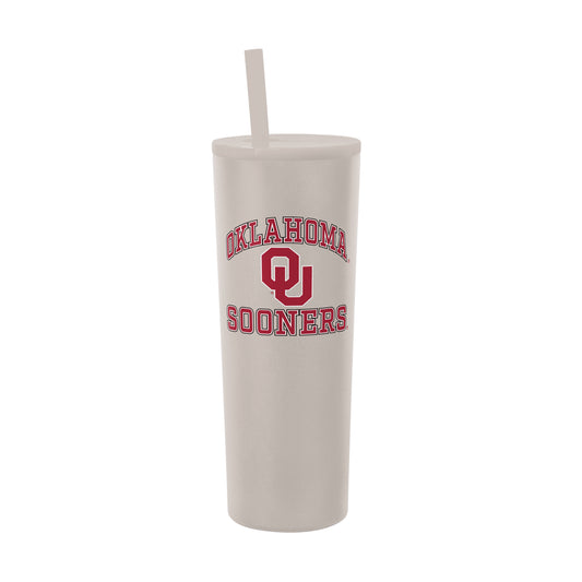 Oklahoma 30oz Athletic SS Straw Tumbler