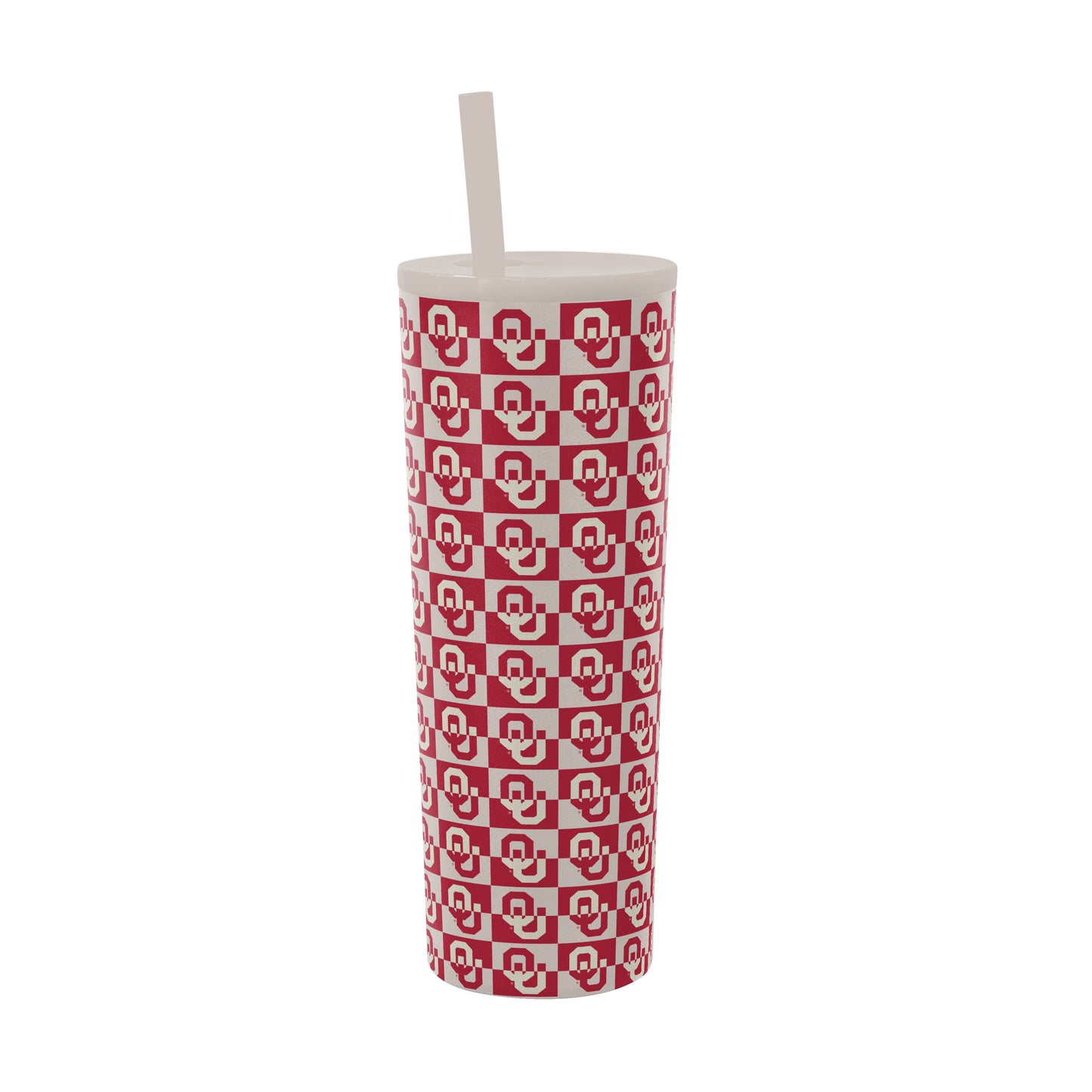 Oklahoma 30oz Gridiron SS Straw Tumbler