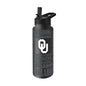 Oklahoma 34oz Black Replay Quencher Bottle
