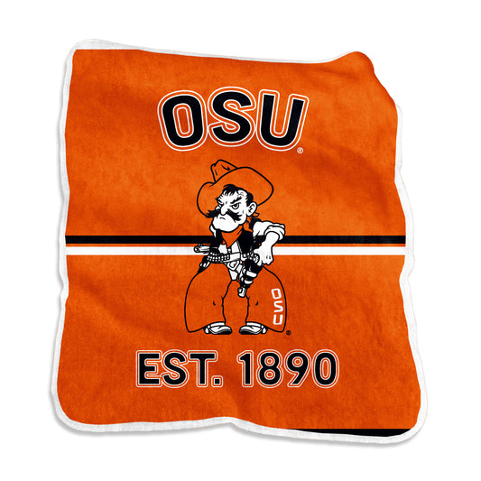 OK State Raschel Rally House Throw