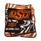 OK State Swirl Raschel Throw
