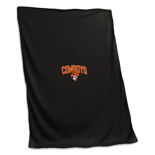 OK State Alternate Sweatshirt Blanket 54x84