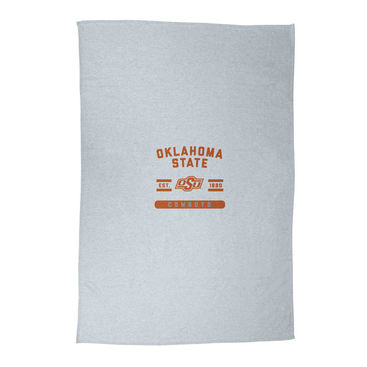 OK State Sublimated Sweatshirt Blanket